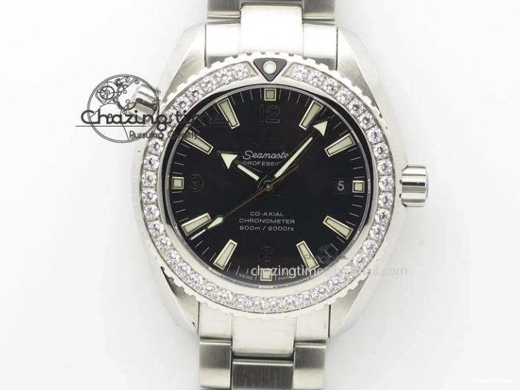 0301 ZeroBulk 2018 Seamaster Diver 300M OMF Best Edition Blue Ceramic Blue Dial on SS Bracelet A8800 (Black Balance Wheel) 7957